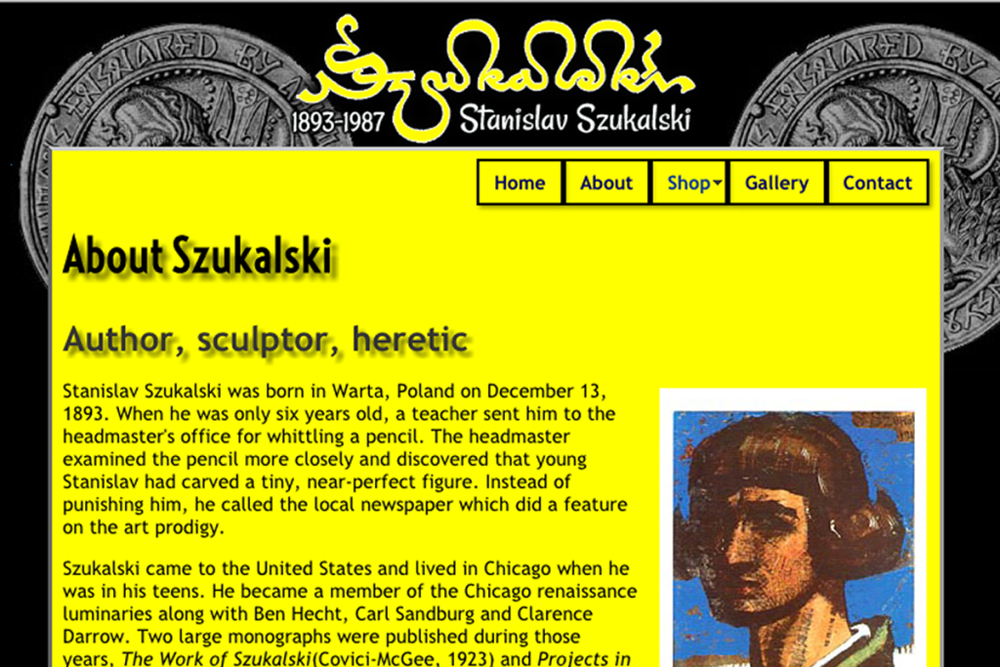 Szukalski official web site