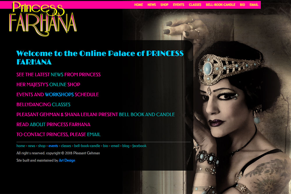 Princess Farhana official website