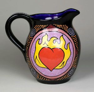 heart pitcher