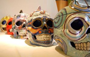 large skull cookie jars