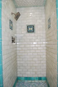 Bathroom custom deco tile